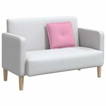Rückenkissen Rosa 50 x 19 x 45 cm Stoff