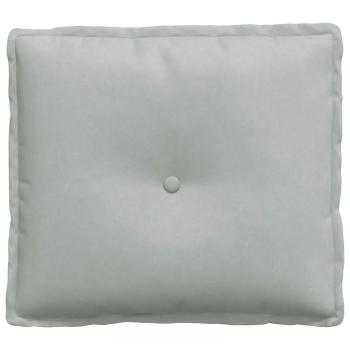 Rückenkissen Hellgrau 50 x 45 cm Cordstoff
