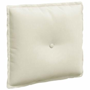Rückenkissen Creme 50 x 45 cm Cordstoff