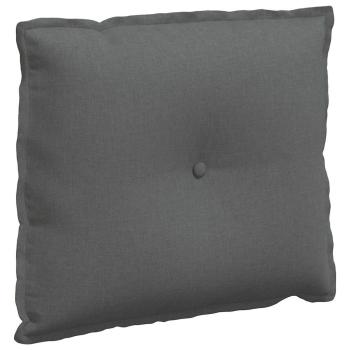Rückenkissen Dunkelgrau 60 x 19 x 50 cm Stoff