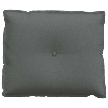 Rückenkissen Dunkelgrau 60 x 19 x 50 cm Stoff