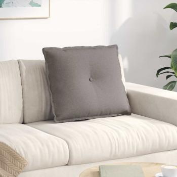 ARDEBO.de - Rückenkissen Taupe 60 x 19 x 50 cm Stoff