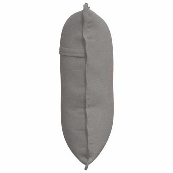 Rückenkissen Taupe 60 x 19 x 50 cm Stoff