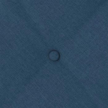 Rückenkissen Blau 60 x 19 x 50 cm Stoff