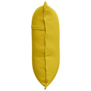 Rückenkissen Gelb 60 x 50 cm Cordstoff