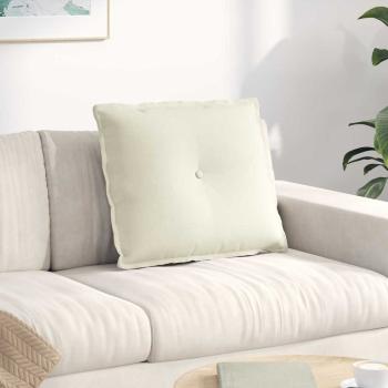ARDEBO.de - Rückenkissen Creme 60 x 50 cm Cordstoff