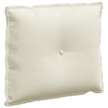 Rückenkissen Creme 60 x 50 cm Cordstoff