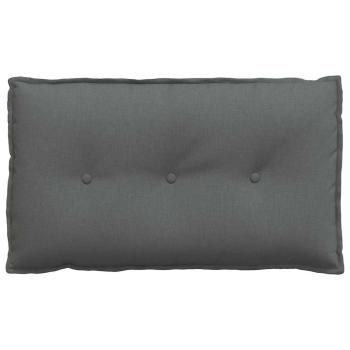 Rückenkissen Dunkelgrau 80 x 19 x 50 cm Stoff