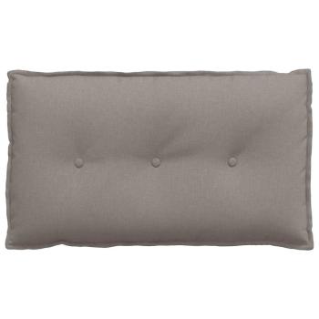 Rückenkissen Taupe 80 x 19 x 50 cm Stoff