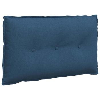 Rückenkissen Blau 80 x 19 x 50 cm Stoff