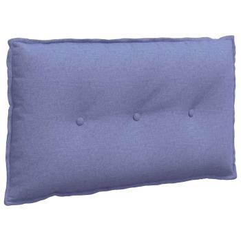 Rückenkissen Jeans blau 80 x 19 x 50 cm Stoff