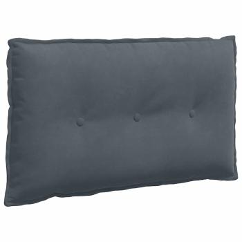 Rückenkissen Dunkelgrau 80 x 50 cm Cordstoff