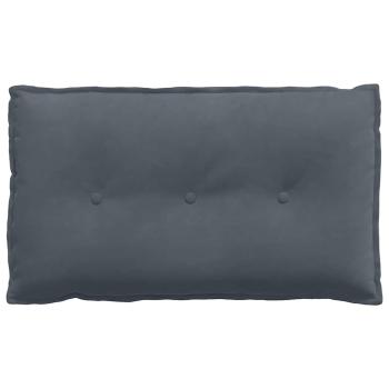Rückenkissen Dunkelgrau 80 x 50 cm Cordstoff