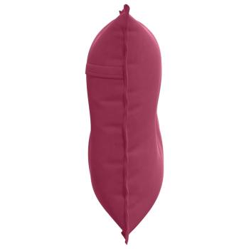 Rückenkissen Weinrot 80 x 50 cm Cordstoff