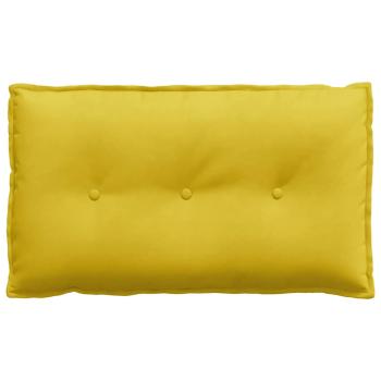 Rückenkissen Gelb 80 x 50 cm Cordstoff