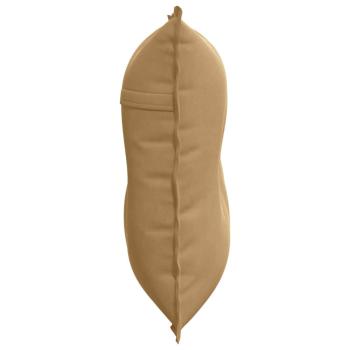 Rückenkissen Braun 80 x 50 cm Cordstoff