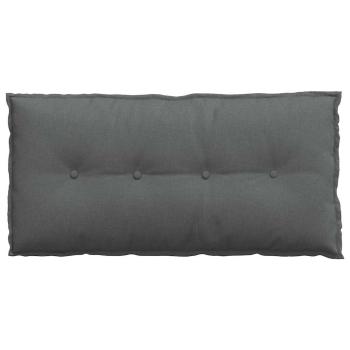 Rückenkissen Dunkelgrau 100 x 19 x 50 cm Stoff