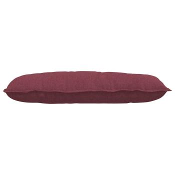 Rückenkissen Weinrot 100 x 19 x 50 cm Stoff