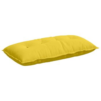Rückenkissen Helles Gelb 100 x 19 x 50 cm Stoff