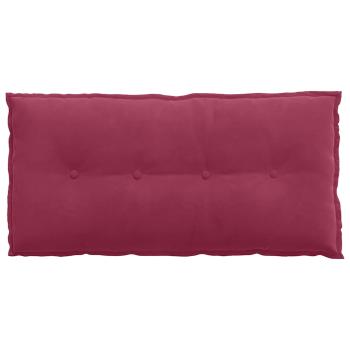 Rückenkissen Weinrot 100 x 50 cm Cordstoff