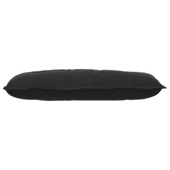 Rückenkissen Schwarz 100 x 50 cm Cordstoff