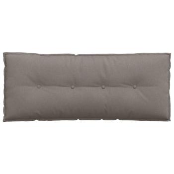 Rückenkissen Taupe 120 x 19 x 50 cm Stoff