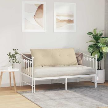 Rückenkissen Creme 120 x 19 x 50 cm Stoff
