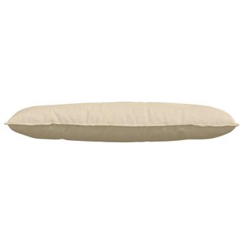 Rückenkissen Creme 120 x 19 x 50 cm Stoff