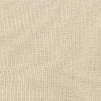 Rückenkissen Creme 120 x 19 x 50 cm Stoff