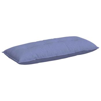 Rückenkissen Jeans blau 120 x 19 x 50 cm Stoff