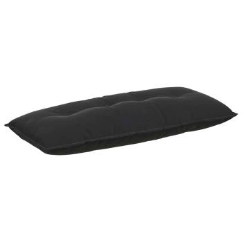 Rücken Kissen Schwarz 120 x 50 cm Cordstoff