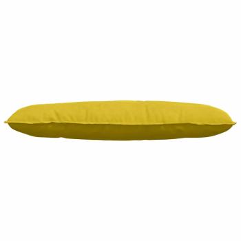 Rückenkissen Gelb 120 x 50 cm Cordstoff