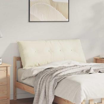 ARDEBO.de - Rückenkissen Creme 120 x 50 cm Cordstoff
