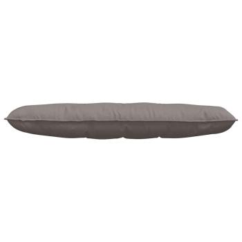 Rückenkissen Taupe 140 x 19 x 50 cm Stoff