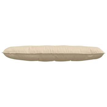 Rückenkissen Creme 140 x 19 x 50 cm Stoff