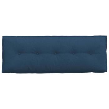 Rückenkissen Blau 140 x 19 x 50 cm Stoff