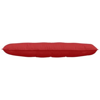 Rückenkissen Rot 140 x 19 x 50 cm Stoff