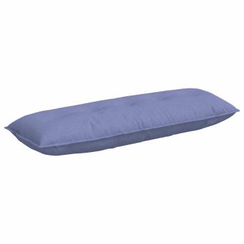 Rückenkissen Jeans blau 140 x 19 x 50 cm Stoff