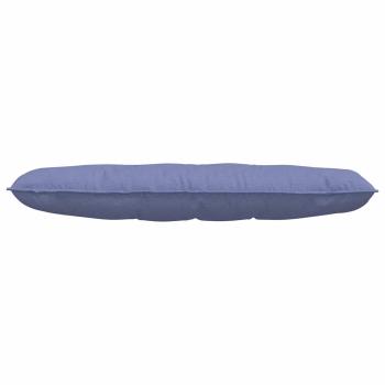 Rückenkissen Jeans blau 140 x 19 x 50 cm Stoff