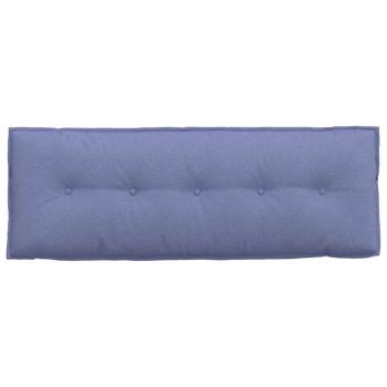 Rückenkissen Jeans blau 140 x 19 x 50 cm Stoff