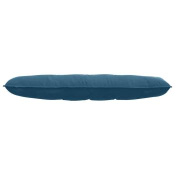 Rückenkissen Blau 140 x 50 cm Cordstoff