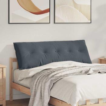 ARDEBO.de - Rückenkissen Dunkelgrau 140 x 50 cm Cordstoff