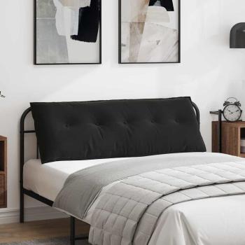 ARDEBO.de - Rücken Kissen Schwarz 140 x 50 cm Cordstoff