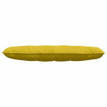 Rückenkissen Gelb 140 x 50 cm Cordstoff