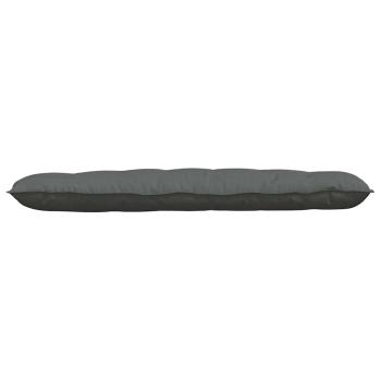 Rückenkissen Dunkelgrau 160 x 19 x 50 cm Stoff