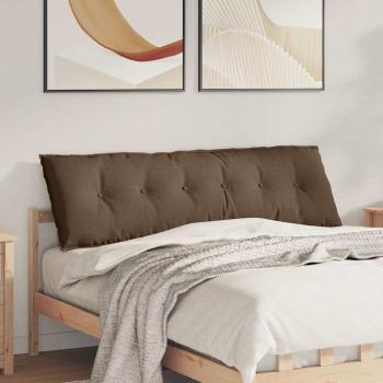 ARDEBO.de - Rückenkissen Braun 160 x 19 x 50 cm Stoff