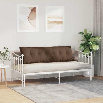 Rückenkissen Braun 160 x 19 x 50 cm Stoff