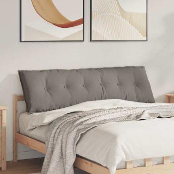 ARDEBO.de - Rückenkissen Taupe 160 x 19 x 50 cm Stoff