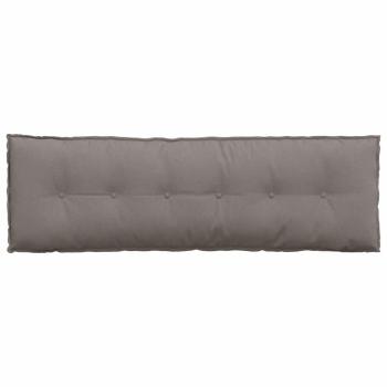 Rückenkissen Taupe 160 x 19 x 50 cm Stoff