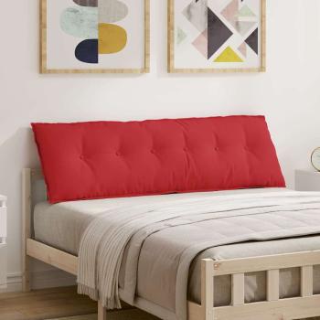 ARDEBO.de - Rückenkissen Rot 160 x 19 x 50 cm Stoff